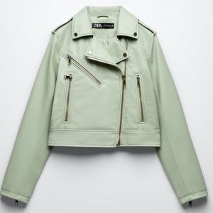 Zara Faux Leather Jacket